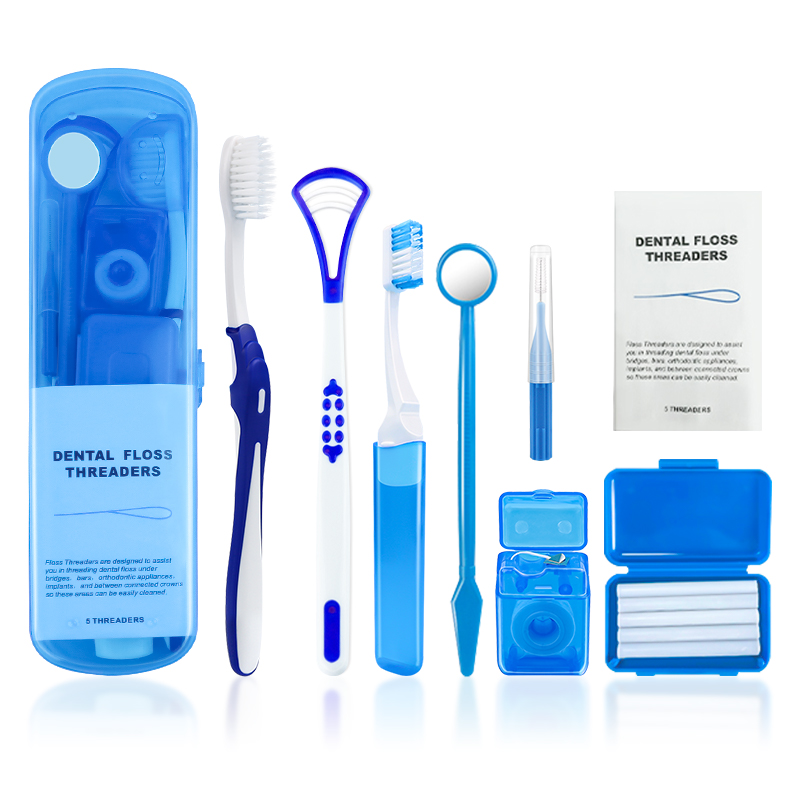 Teeth Whitening With Braces - 8Pcs Orthodontic Dental Care Brush Kit