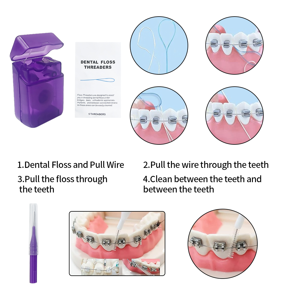 8Pcs/set Orthodontic Dental Ca - Teeth Whitening With Braces recension och pris