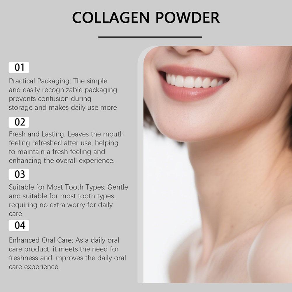 Strengthening Collagen Gum Pow - Teeth Whitening Co recension och pris
