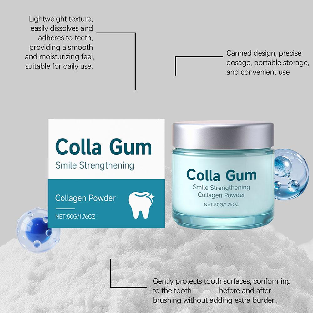 Strengthening Collagen Gum Pow - Teeth Whitening Co recension och pris