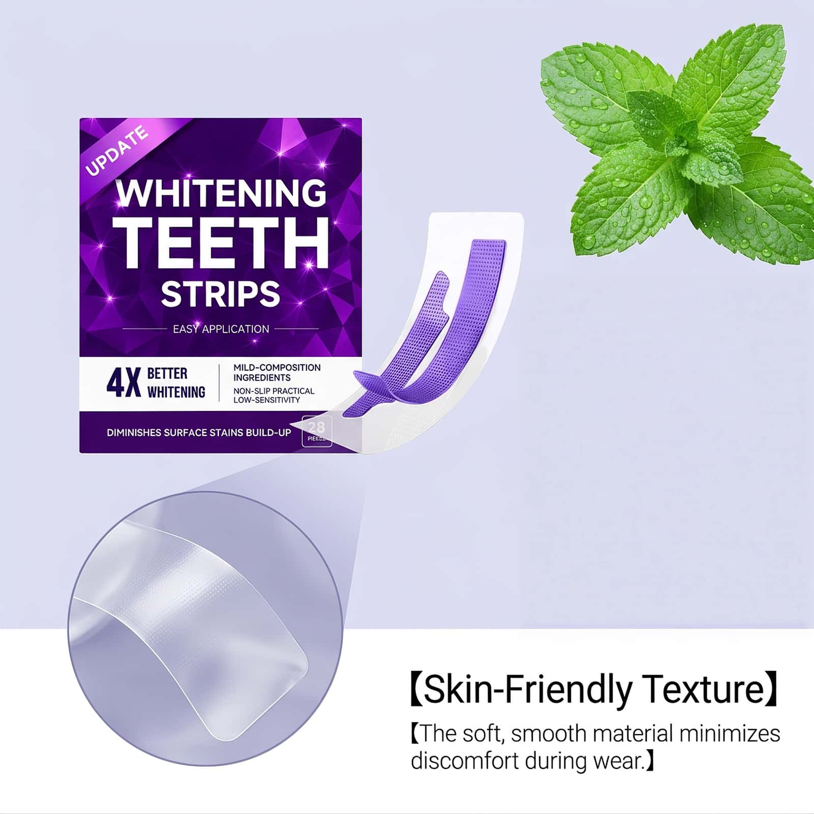 Purple Teeth Whitening Strips  - Teeth Whitening Gel Refills recension och pris