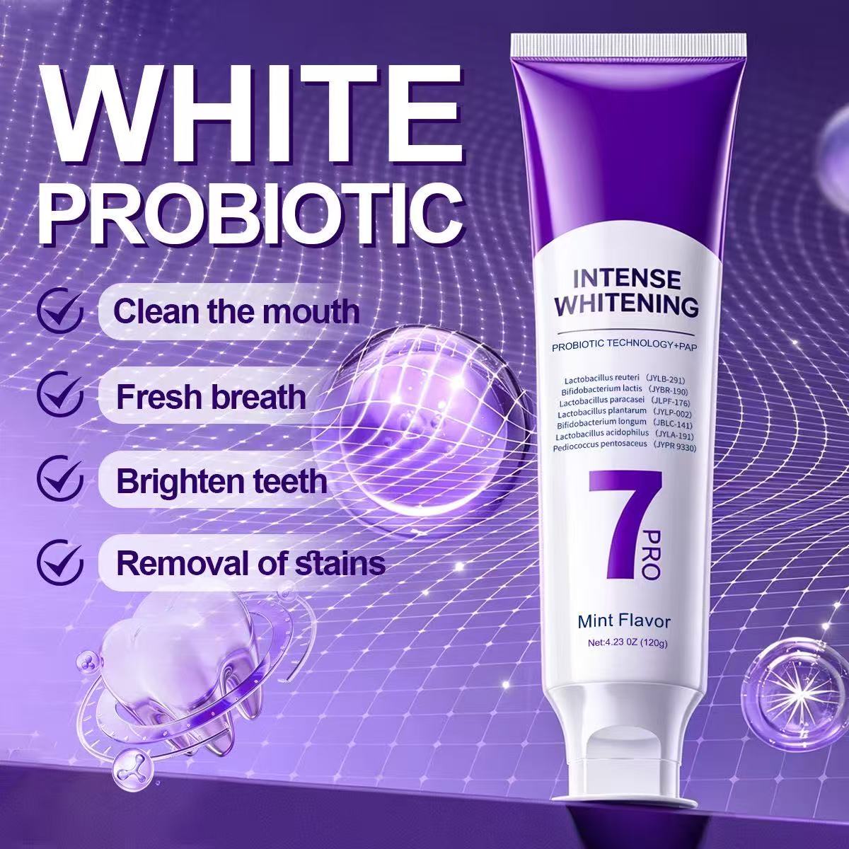 7-Pro Probiotic Whitening Toot - Teeth Whitening That Works recension och pris