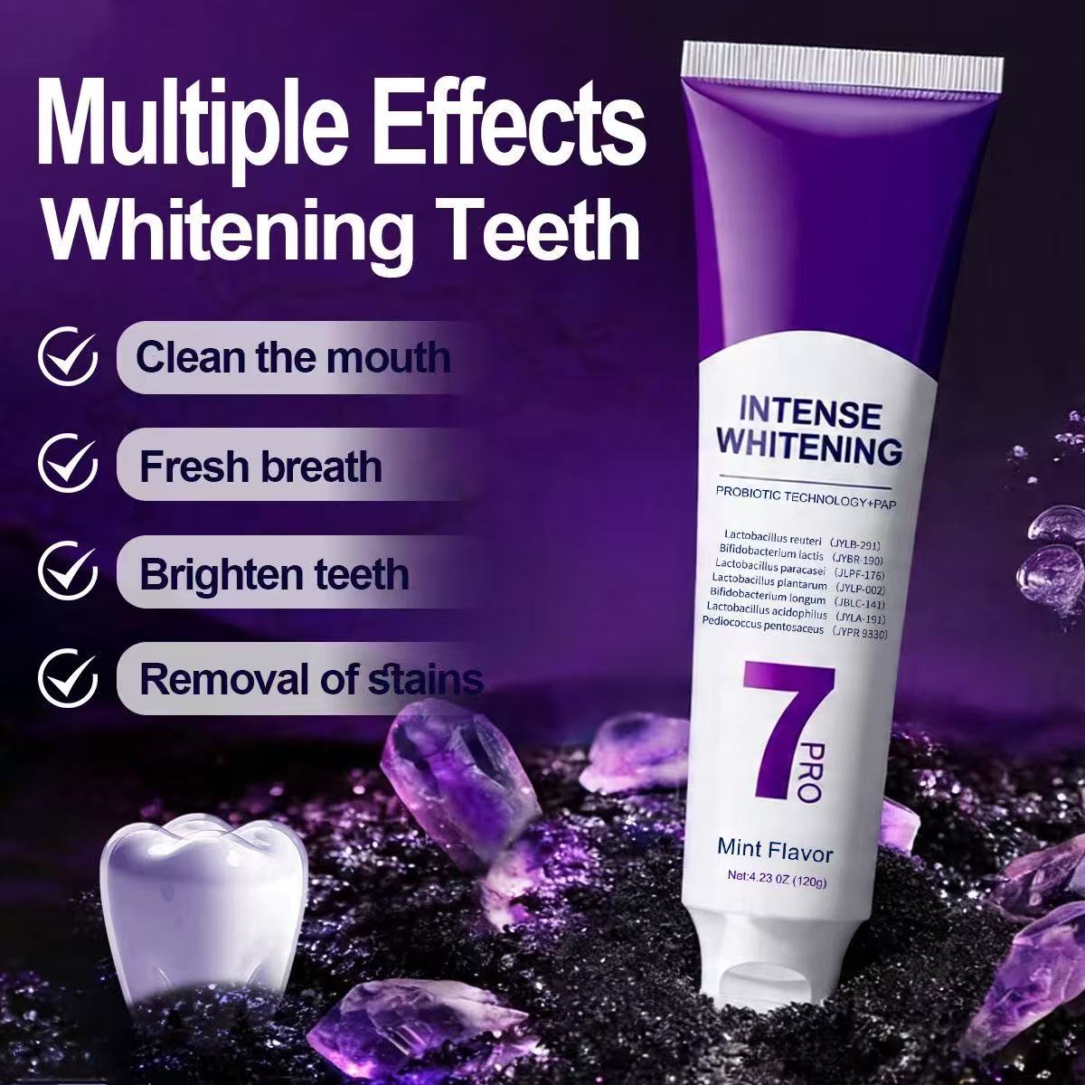 7-Pro Probiotic Whitening Toot - Teeth Whitening That Works recension och pris