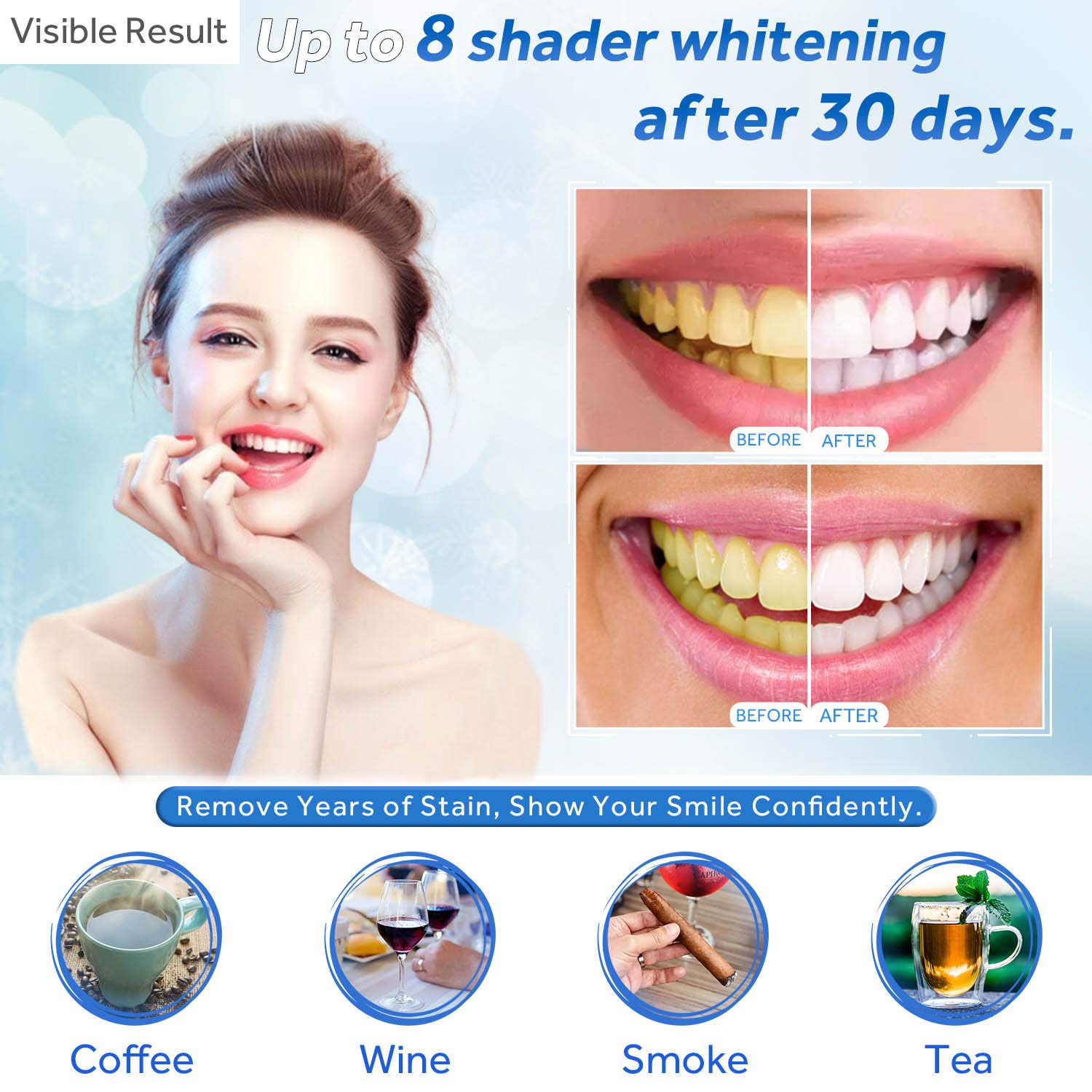 Teeth Whitening Gel Refill Syr - Teeth Whitening From Home recension och pris