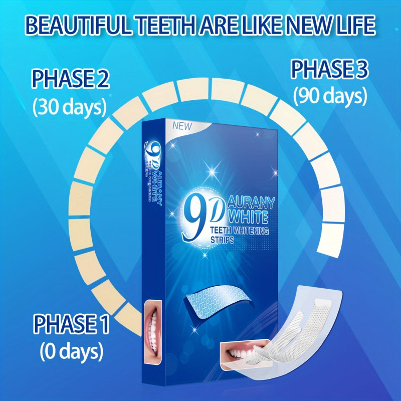 21 Pairs of 9D Aurany White Te - Teeth Whitening Gel Refills recension och pris