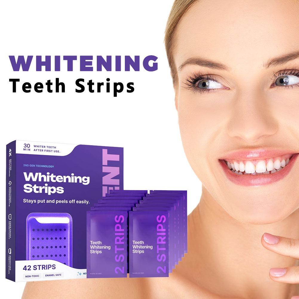 42 Pack Purple Teeth Whitening - Teeth Whitening Gel Refills recension och pris