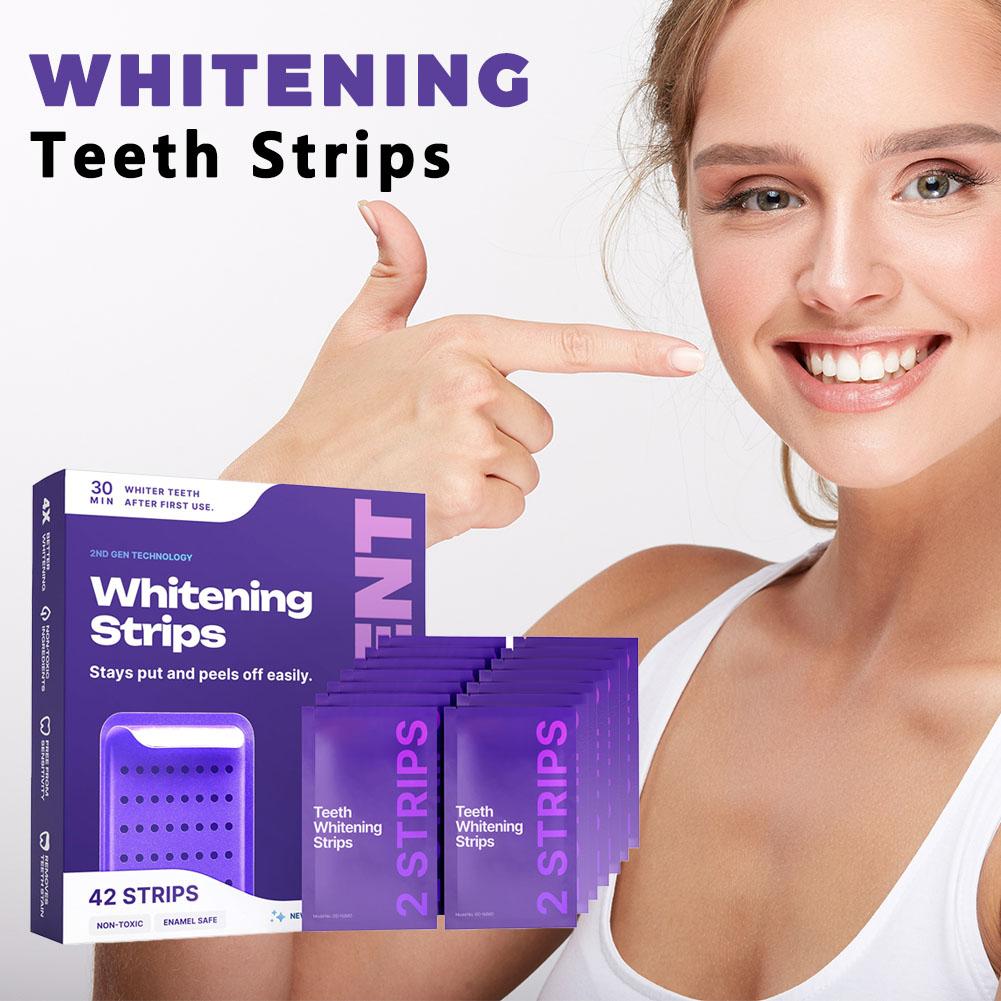 42 Pack Purple Teeth Whitening - Teeth Whitening Gel Refills recension och pris