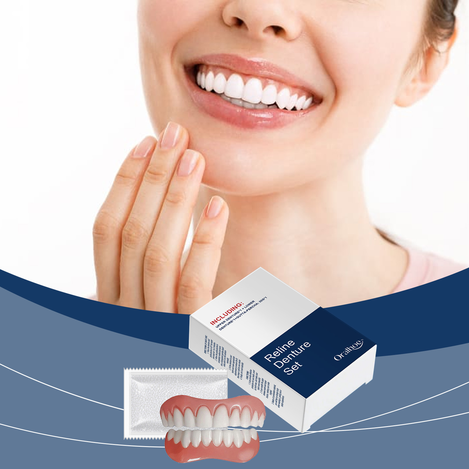False Teeth Dentures Temporary - Teeth Whitening With Braces recension och pris