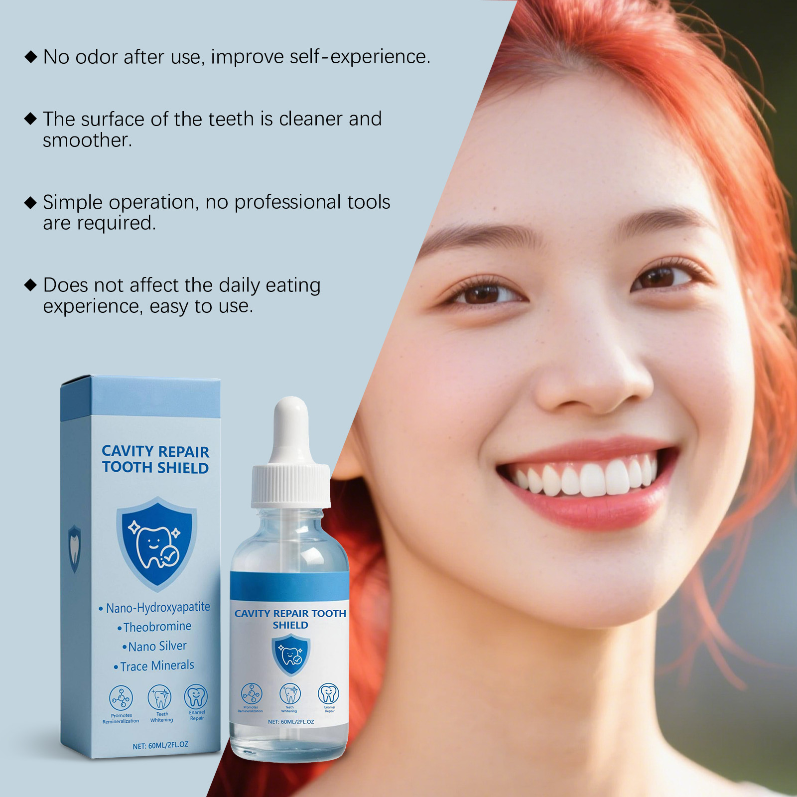 Cavity Repair Tooth Serum Gent - Enamel Repair Serum recension och pris