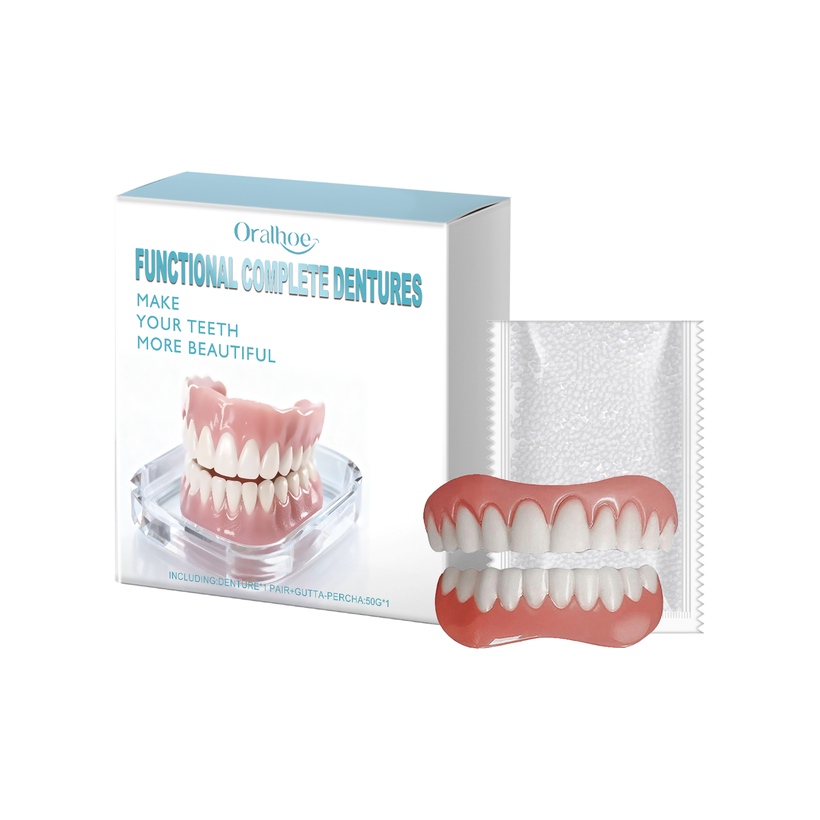 False Teeth Beauty Kits Tempor - Teeth Whitening With Braces recension och pris