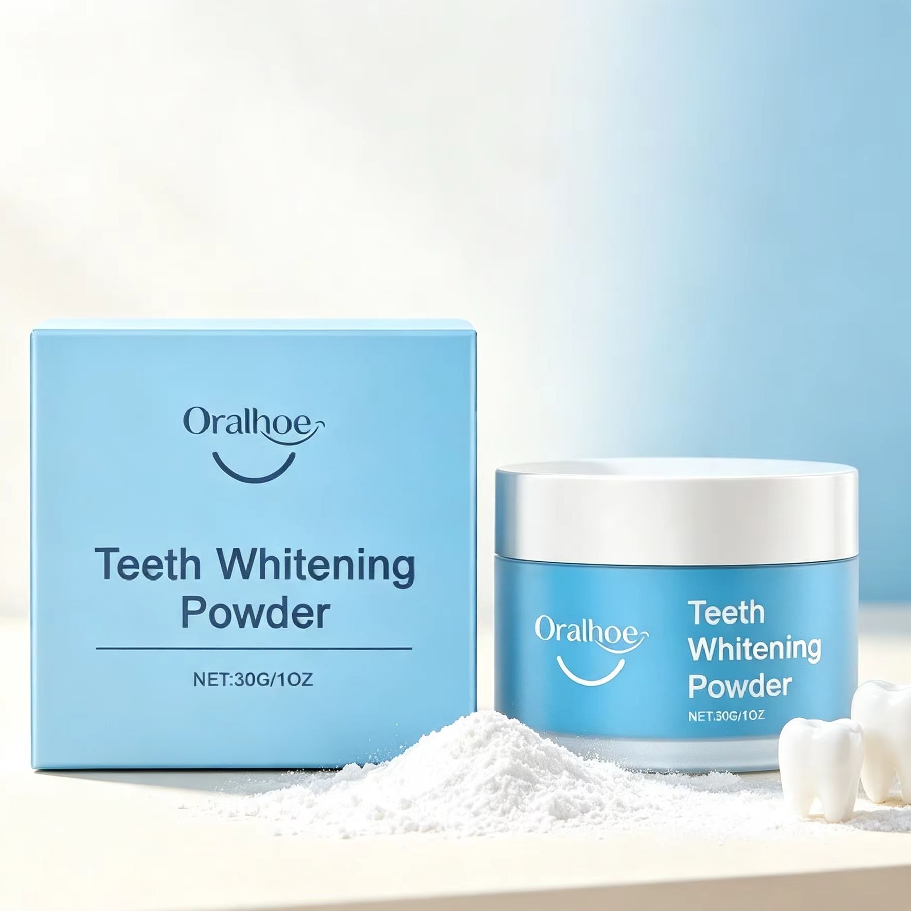 Oralhoe Tooth Powder for Brush - Teeth Whitening From Home recension och pris