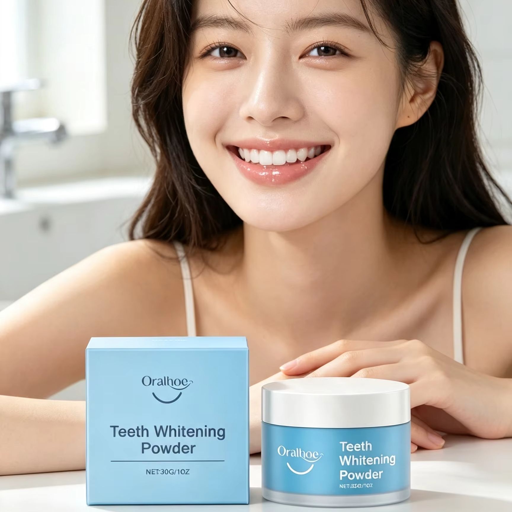Oralhoe Tooth Powder for Brush - Teeth Whitening From Home recension och pris
