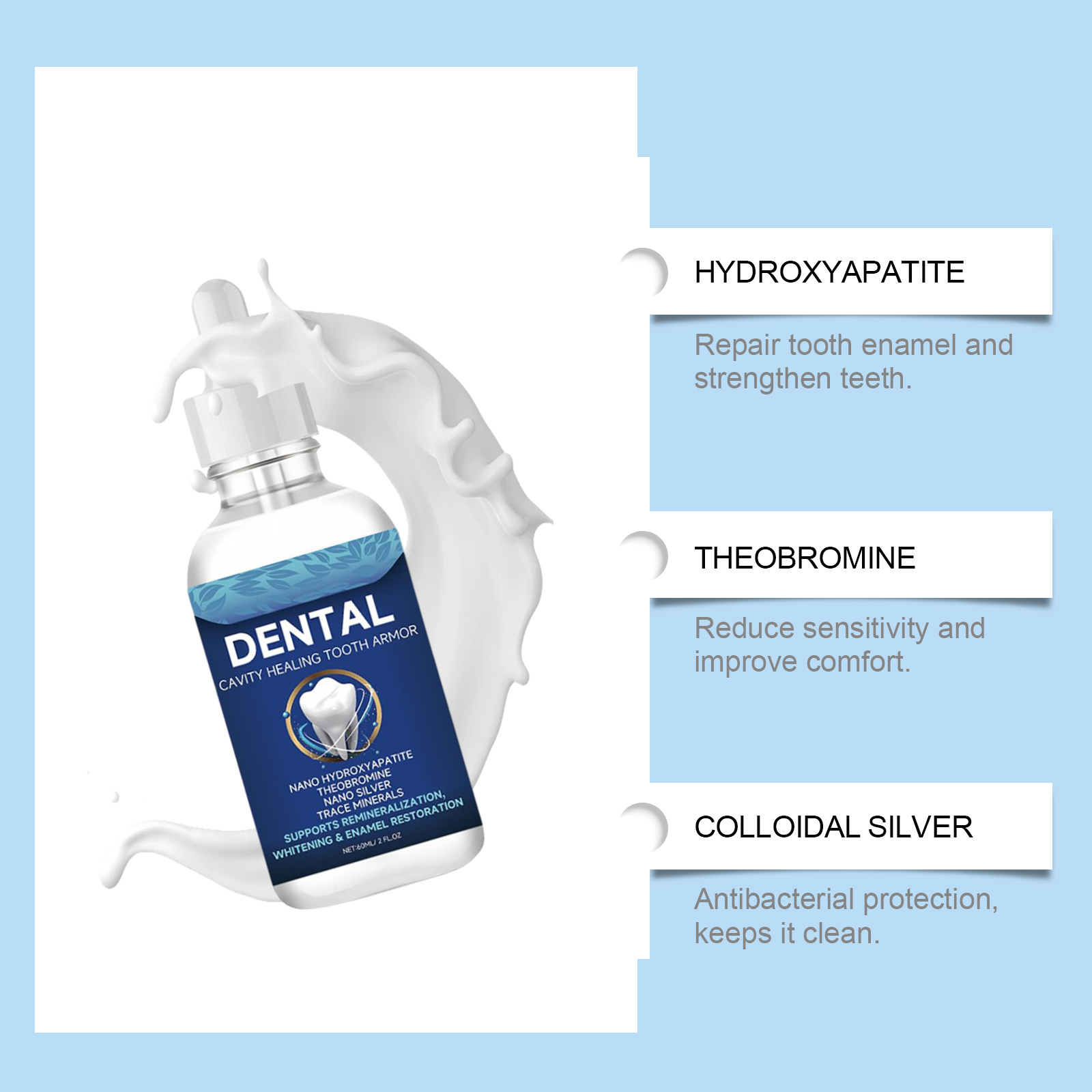 60ml Nano Hydroxyapatite Tooth - Teeth Whitening That Works recension och pris