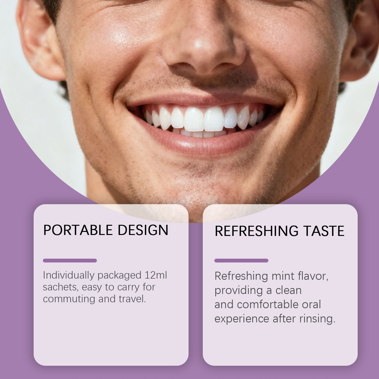 Purple Mouthwash For Teeth Whi - Teeth Whitening Gum recension och pris
