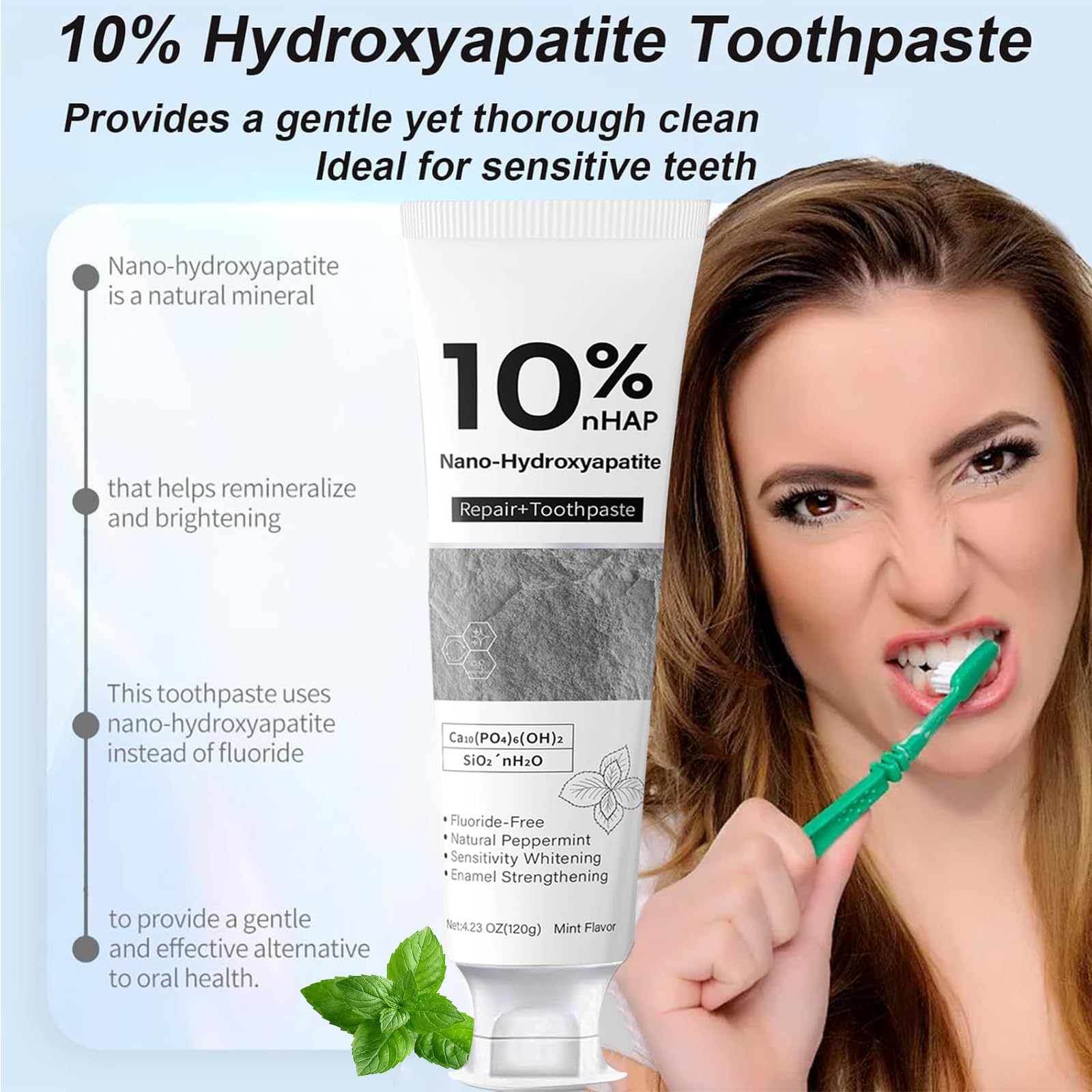 10% Nano-Hydroxyapatite Toothp - Teeth Whitening That Works recension och pris