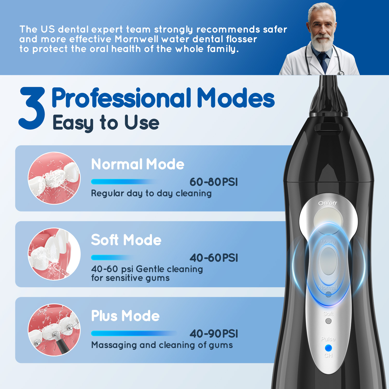 Portable Water Flosser Teethfo - Teeth Whitening With Braces recension och pris