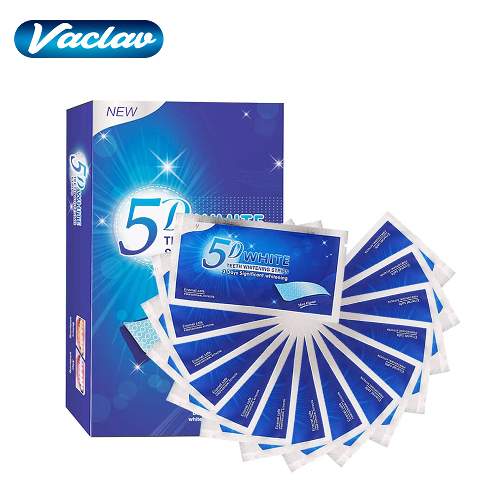 5D White Teeth Whitening Strip - Teeth Whitening Gels Used By Dentists recension och pris