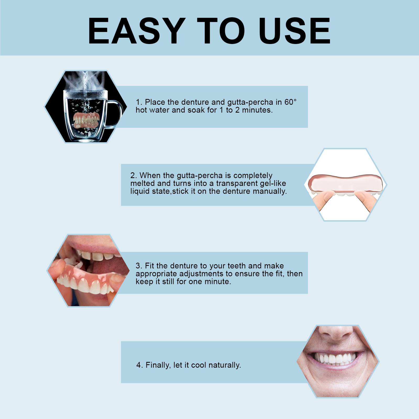 Silicone Denture Set Fit Tempo - Teeth Whitening With Braces recension och pris