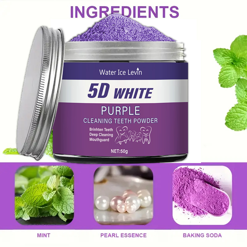 Purple Teeth Whitening Powder, - Teeth Whitening Co recension och pris