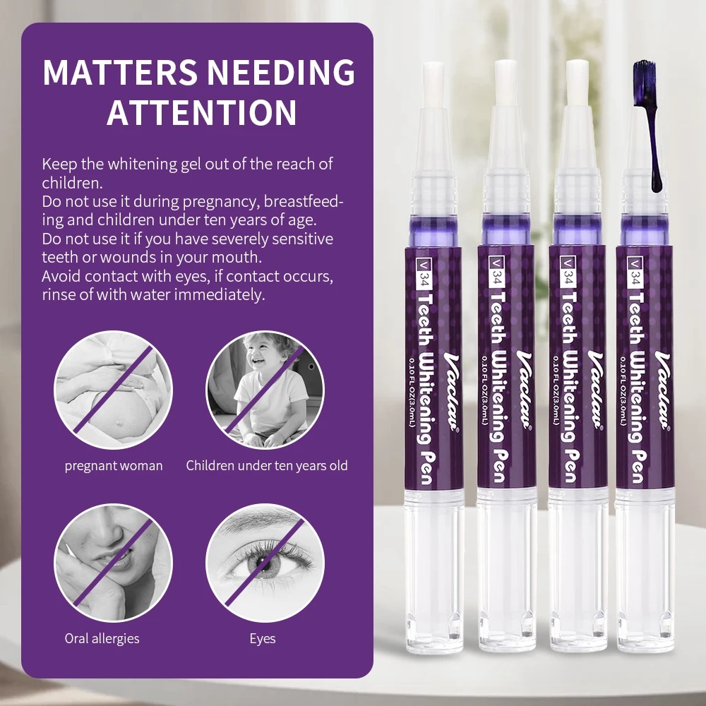 Vaclav V34 Purple teeth whiten - Teeth Whitening From Home recension och pris