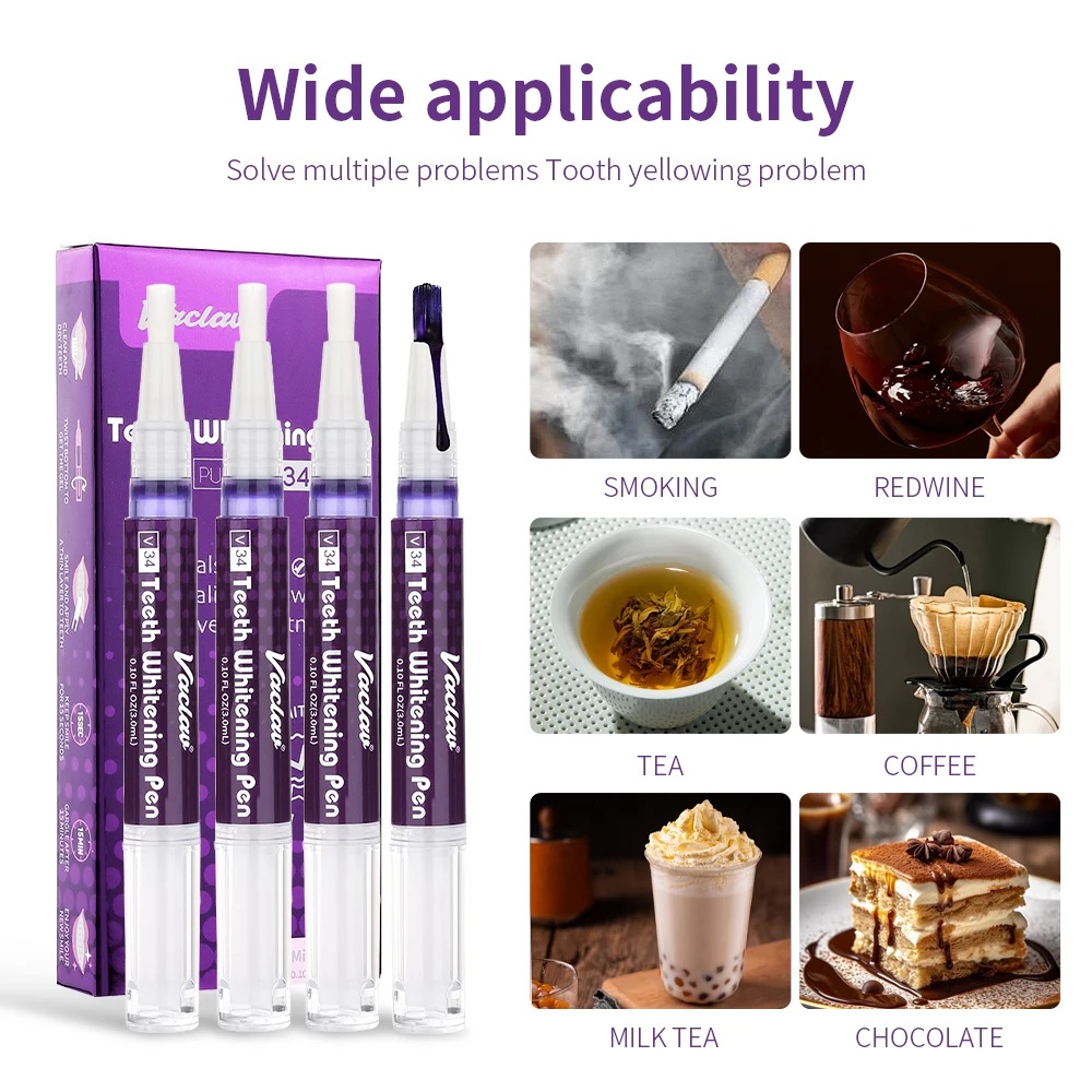 Vaclav V34 Purple teeth whiten - Teeth Whitening From Home recension och pris