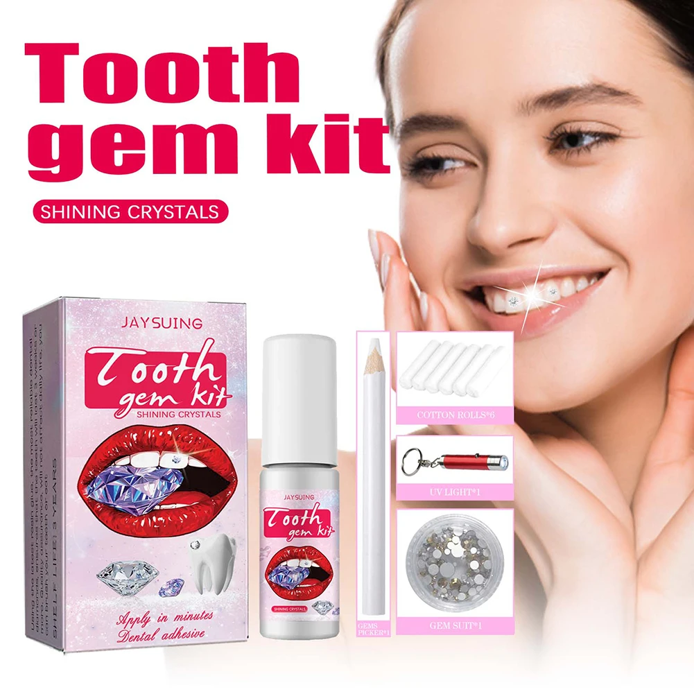 DIY Tooth Gems Kit with Crysta - Teeth Whitening From Home recension och pris
