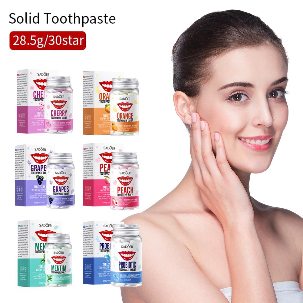 Mint Solid Toothpaste Tablets  - Teeth Whitening Co recension och pris